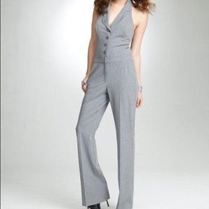 Grey Jumpsuit Pant Suit